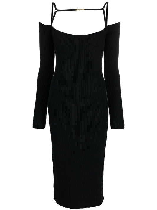 La Robe Sierra Ribbed Midi Dress