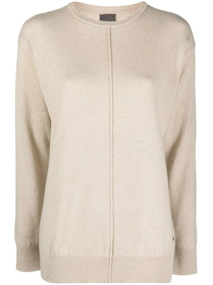 Front Seam Knitted Sweater