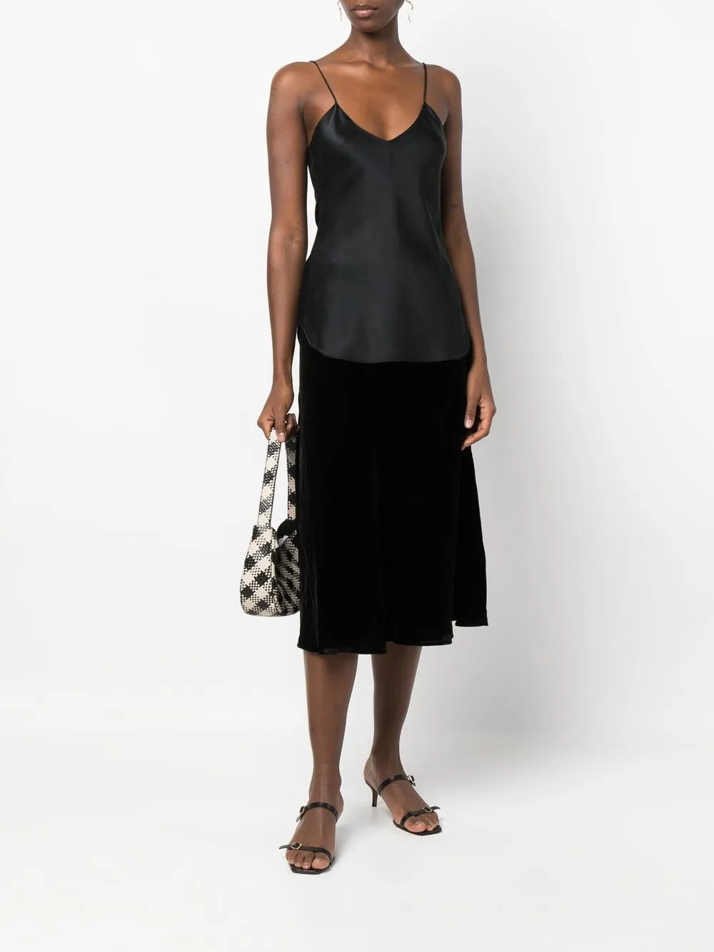 Velvet Maxi Skirt