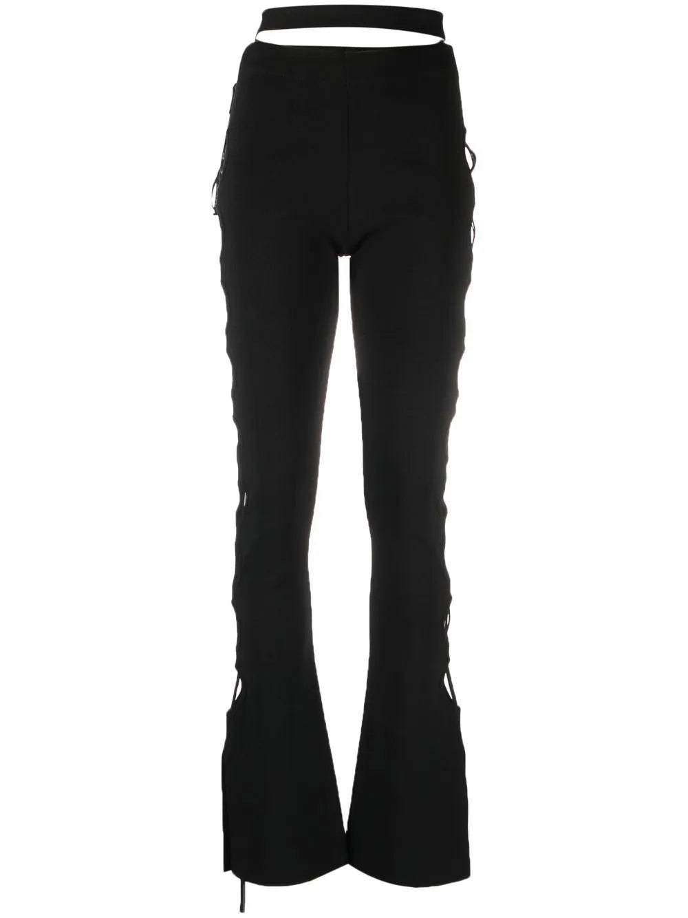 Cut-Out Flared Trousers