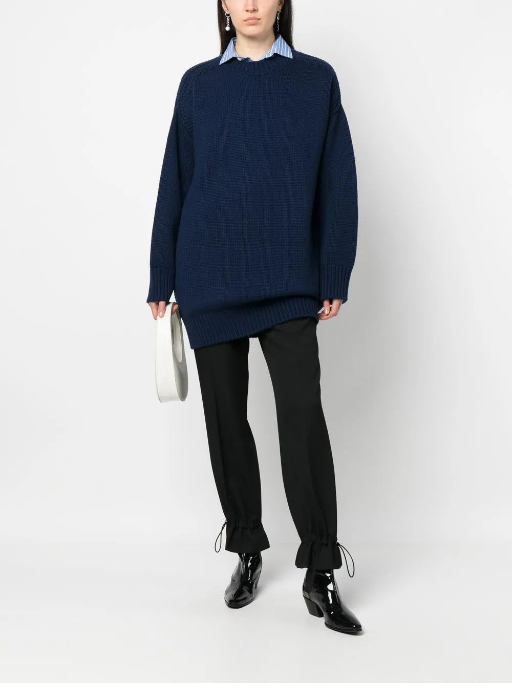 Drop-Shoulder Cashmere Jumper
