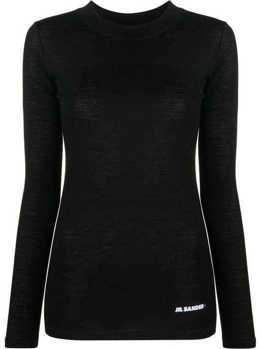 Logo-Print Long-Sleeve T-Shirt