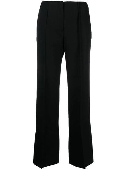 Flared Wool Trousers