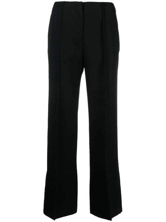Flared Wool Trousers