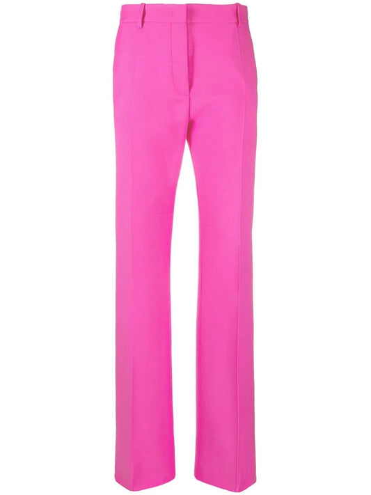 Wool-Blend Tailored Trousers