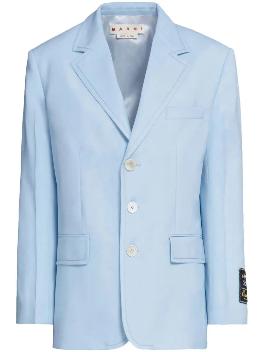Single-Breasted Wool Blazer