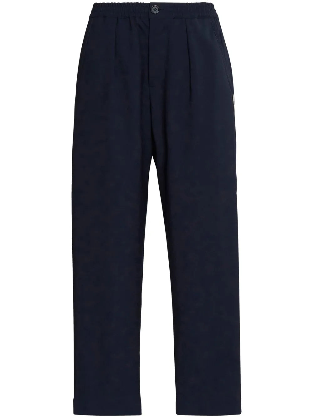 Straight-Leg Cut Trousers