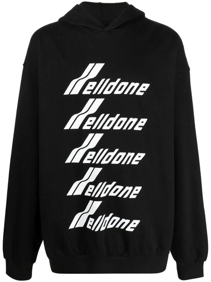 Logo-Print Cotton Hoodie
