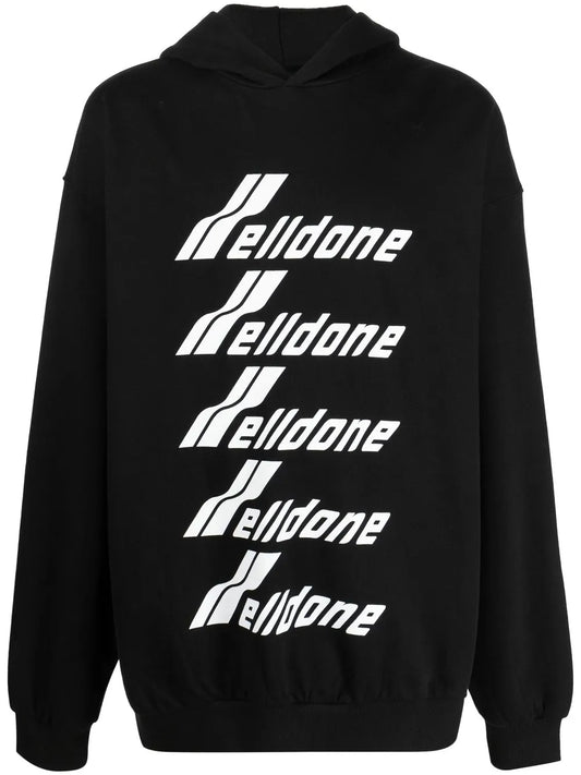 Logo-Print Cotton Hoodie