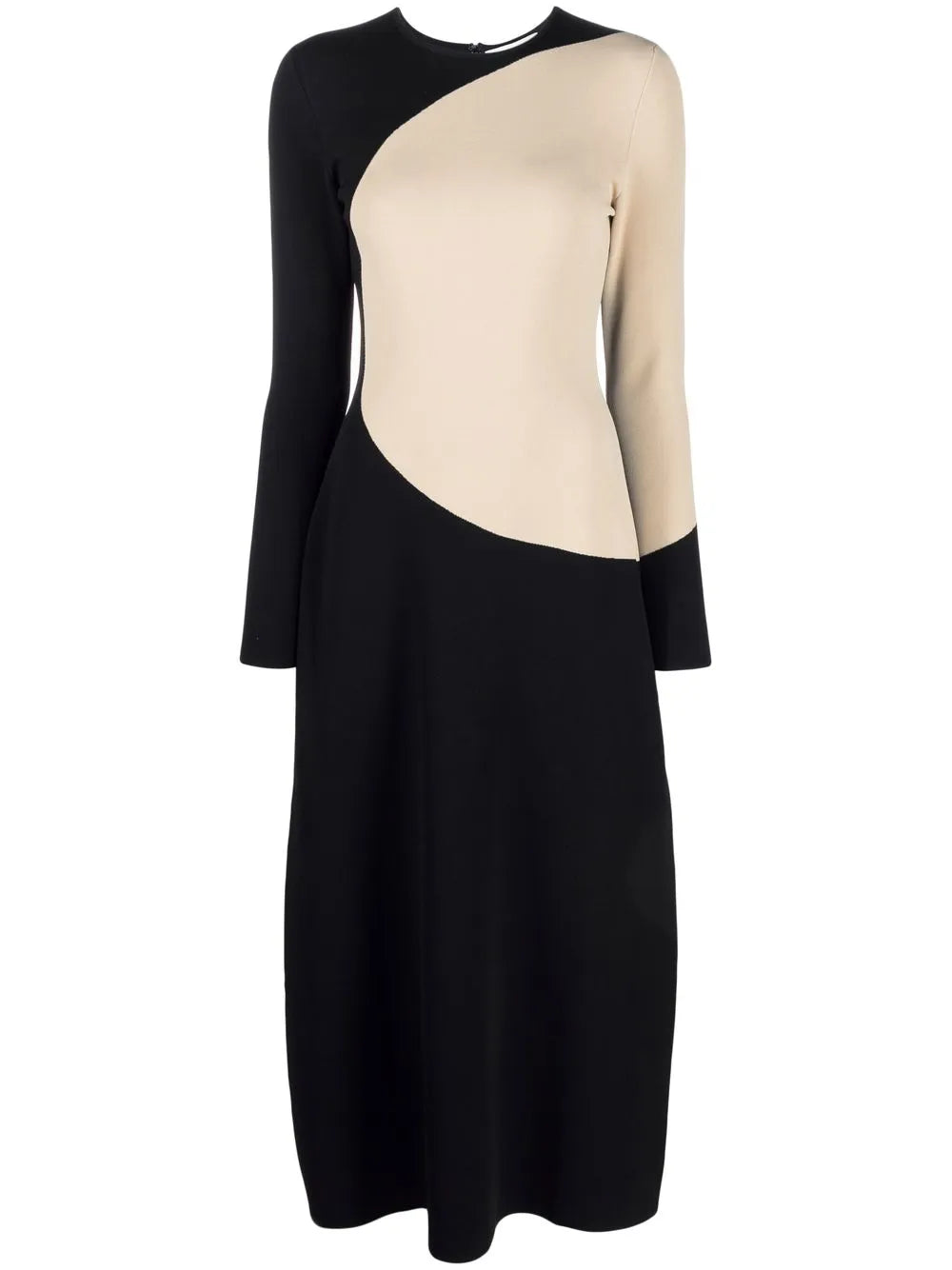 Colour-Block Midi Dress