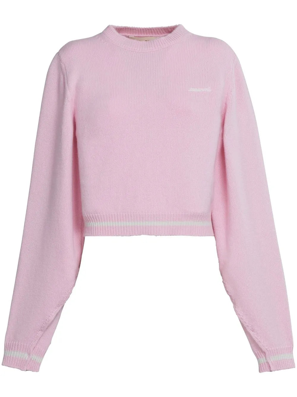 Logo-Embroidered Virgin Wool Jumper