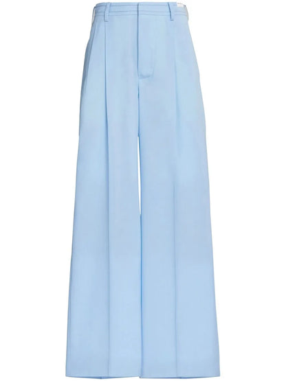 Wide-Leg Tailored Trousers