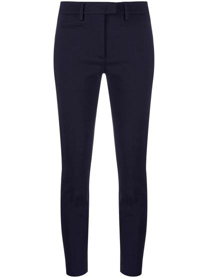 Slim-Cut Cropped Trousers