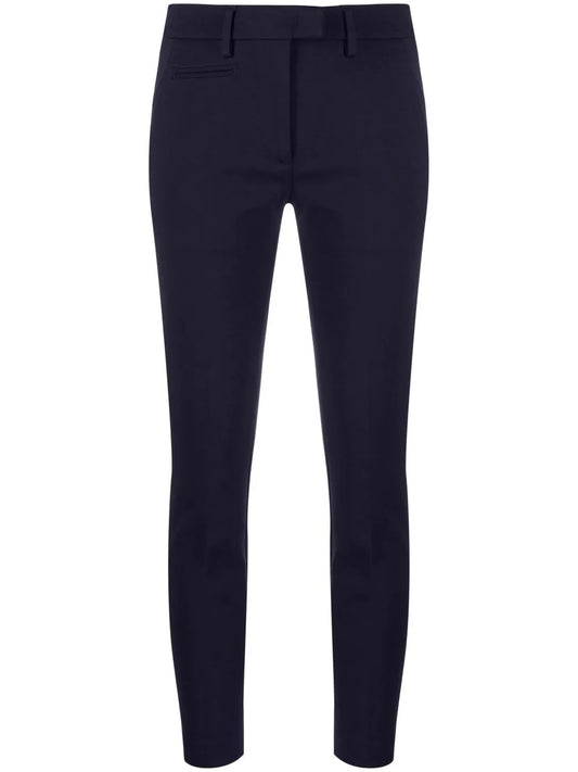 Slim-Cut Cropped Trousers
