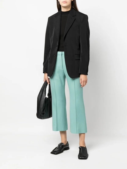 Mid-Rise Cropped Trousers