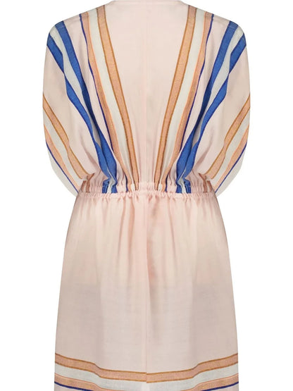 Eskedar Stripe-Print Midi Dress