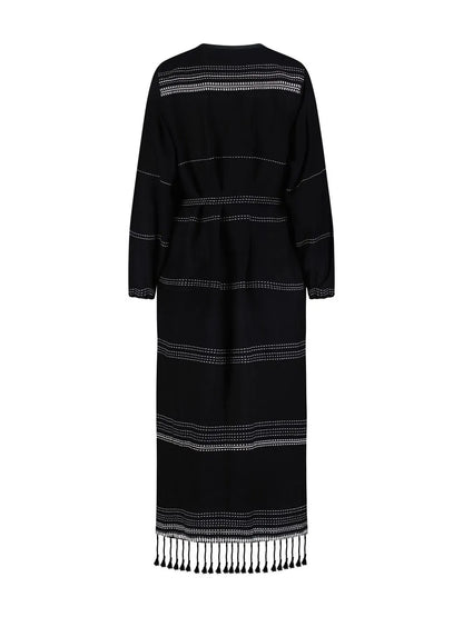 Leliti Fringed Beach Robe