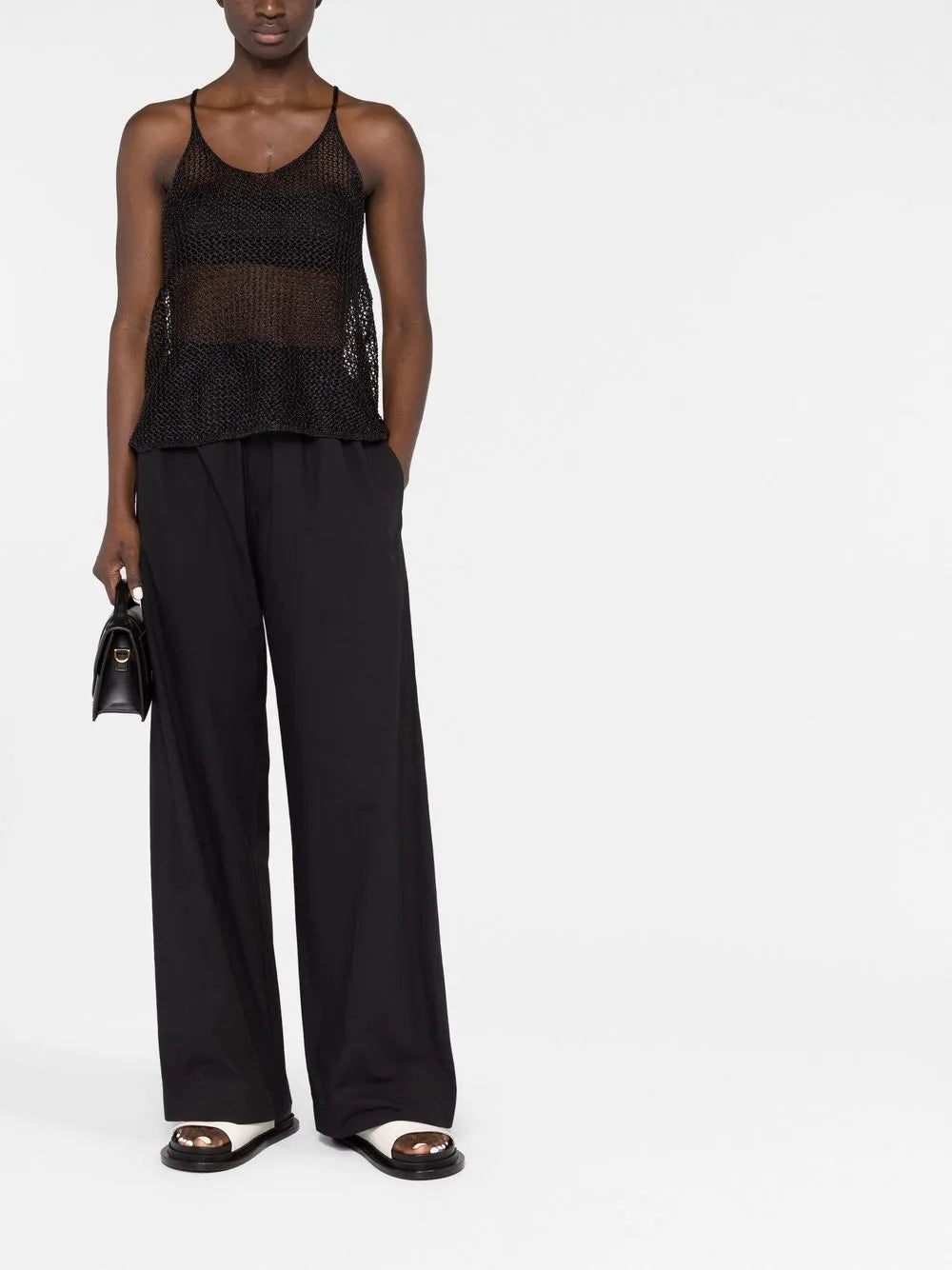 Miles Metallic Knit Top