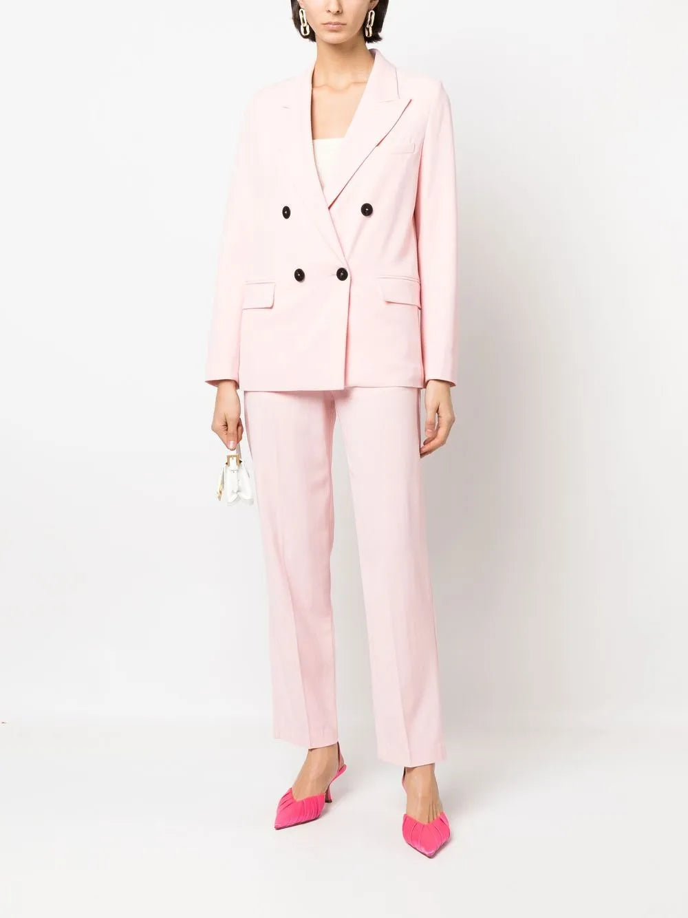 High-Waist Tailored Trousers