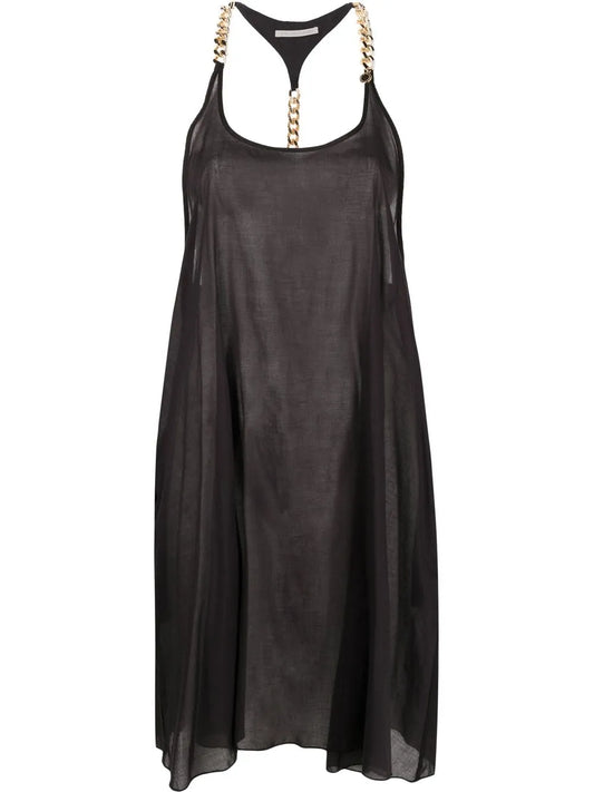 Scoop-Neck Knee-Length Dress