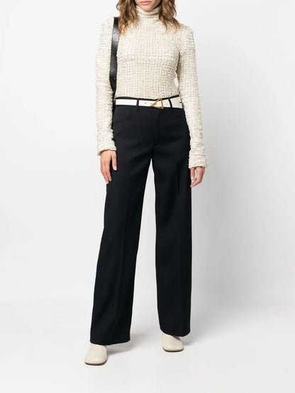 Straight-Leg Trousers