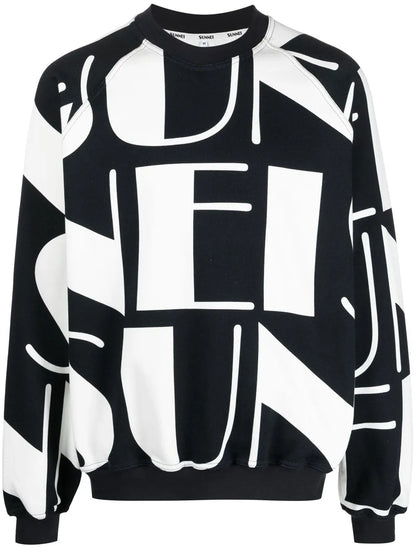 Logo-Print Long-Sleeve Sweatshirt