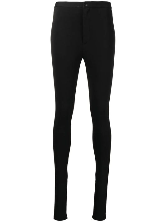High-Waist Skinny Trousers