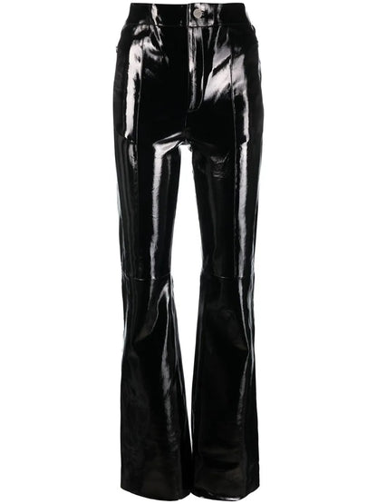 High-Waisted Skinny Trousers