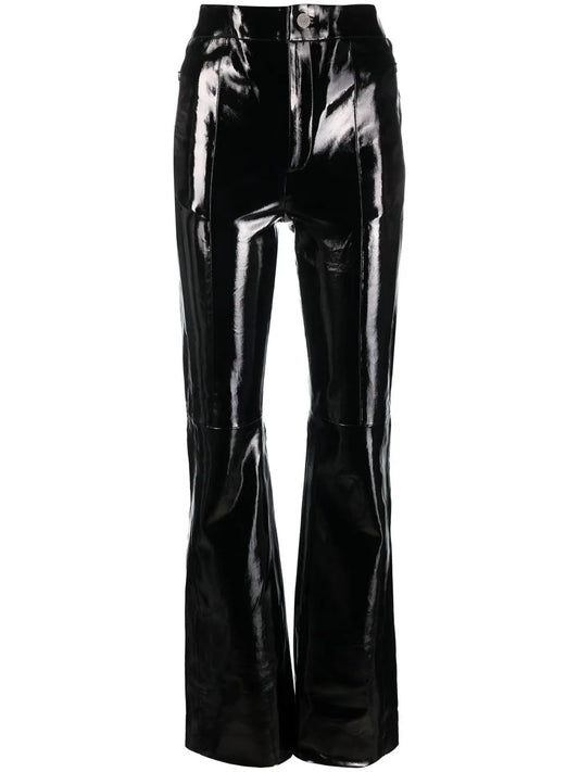 High-Waisted Skinny Trousers