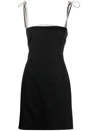 Lace-Up Detail Mini Dress