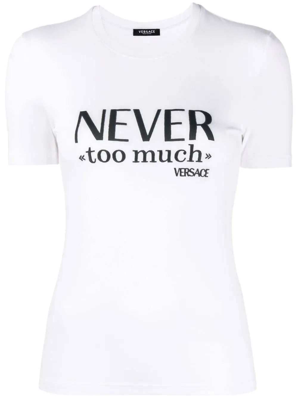 Slogan-Print Short-Sleeve T-Shirt