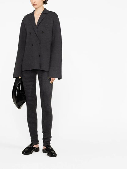 Single-Breasted Houndstooth Blazer