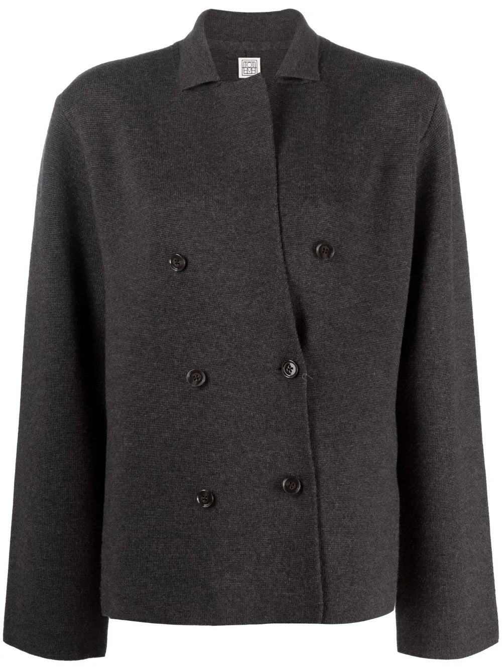 Single-Breasted Houndstooth Blazer