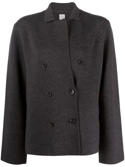 Single-Breasted Houndstooth Blazer