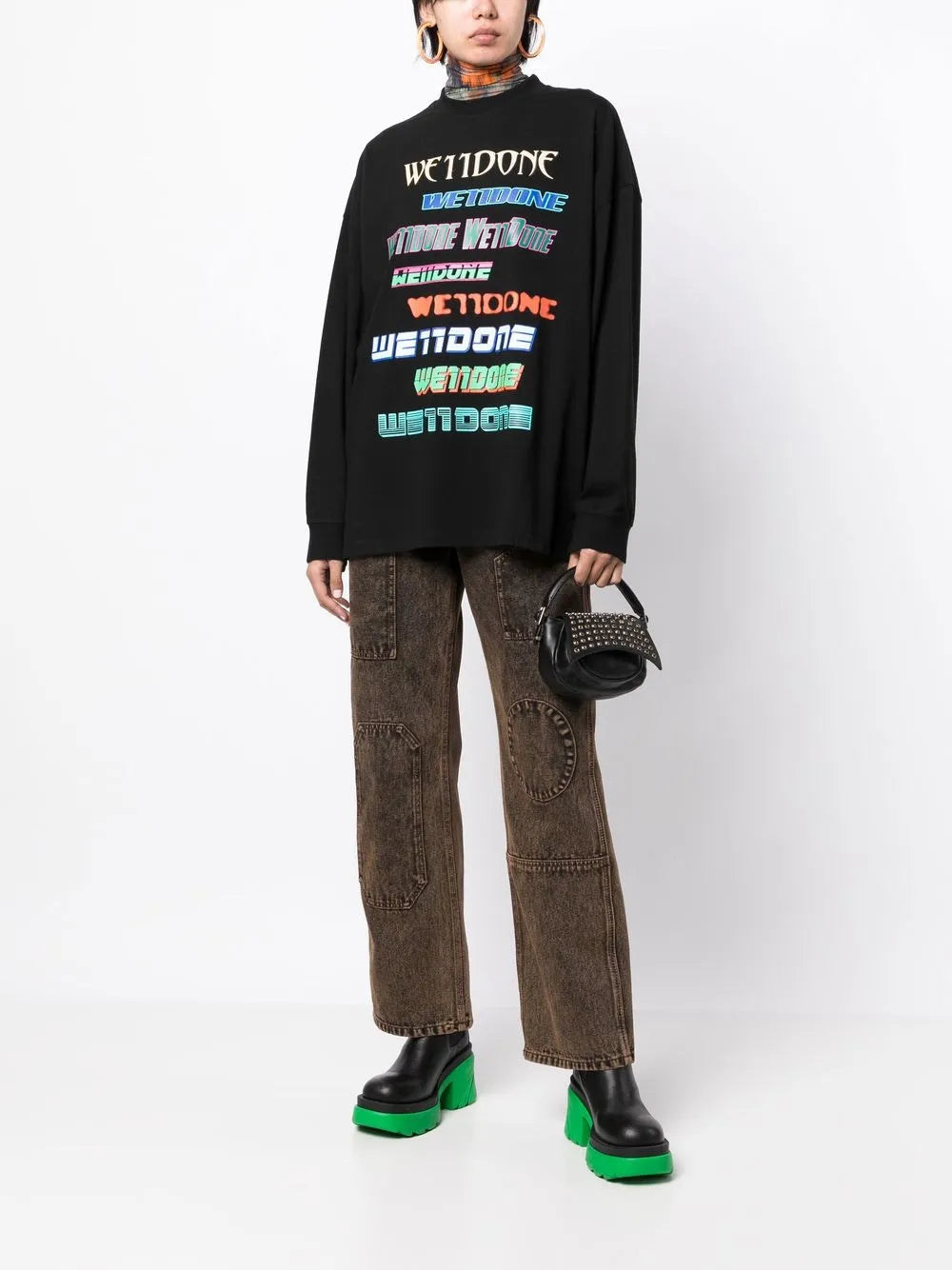 Multi-Logo Cotton Sweatshirt