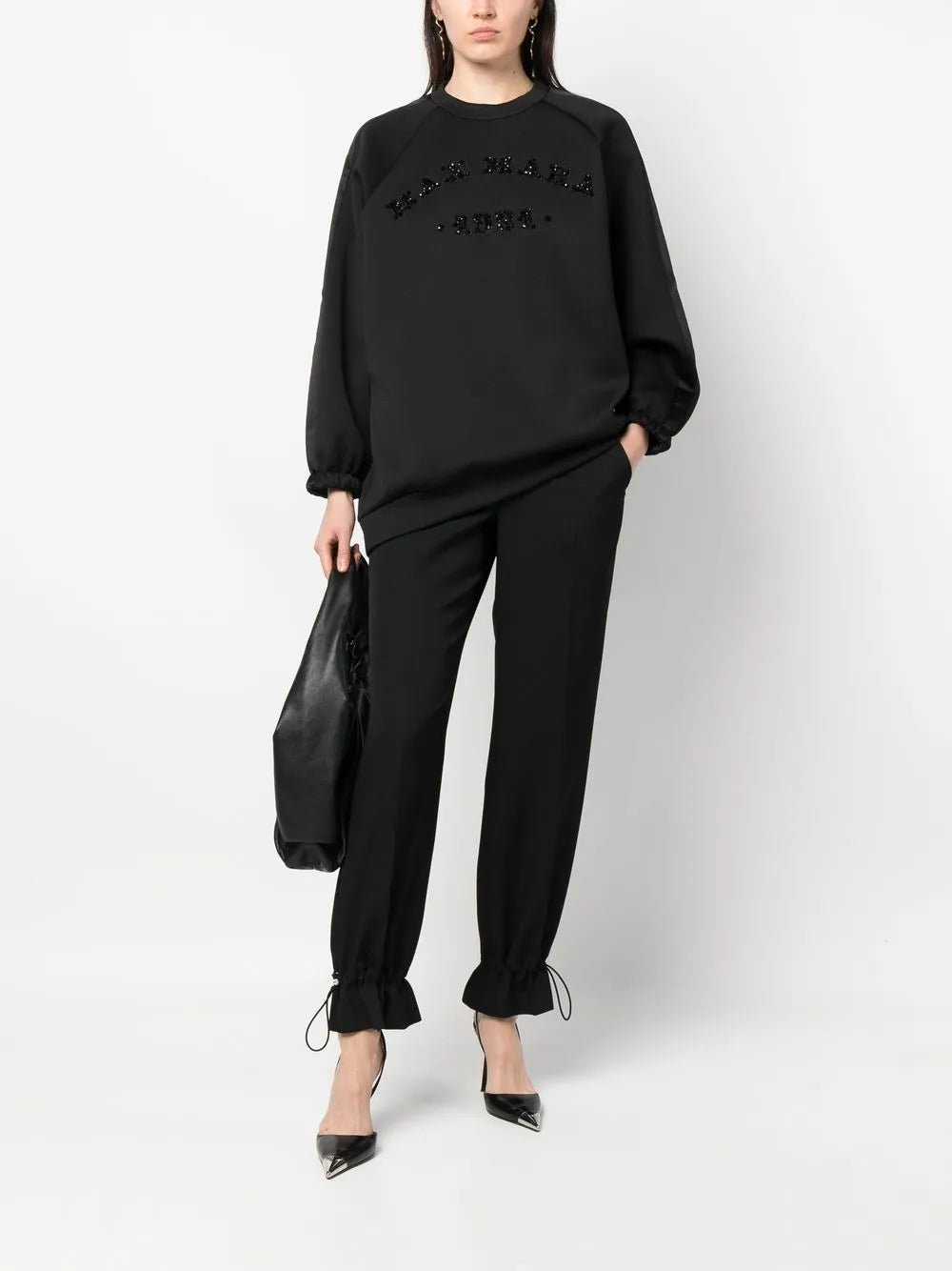 Logo-Embellished Long-Sleeved Sweater