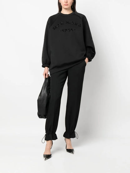 Logo-Embellished Long-Sleeved Sweater