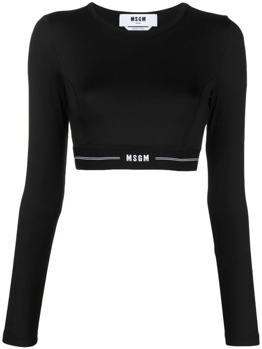 Logo-Underband Cropped Top