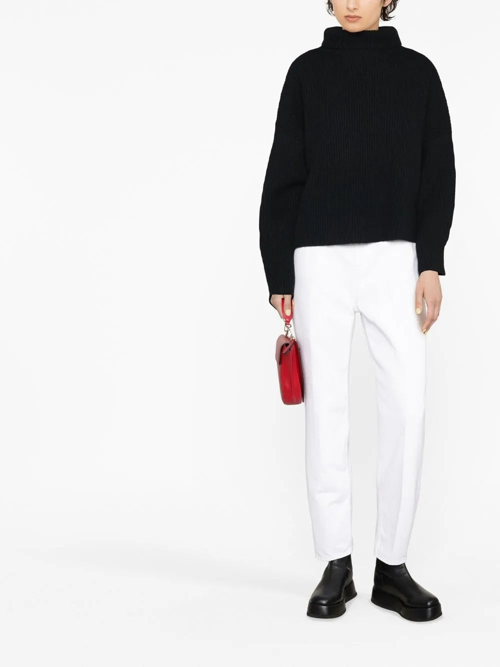 Wool Mock-Neck Jumper