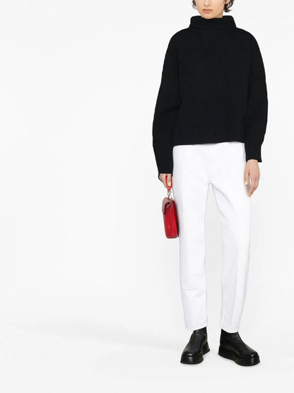 Wool Mock-Neck Jumper