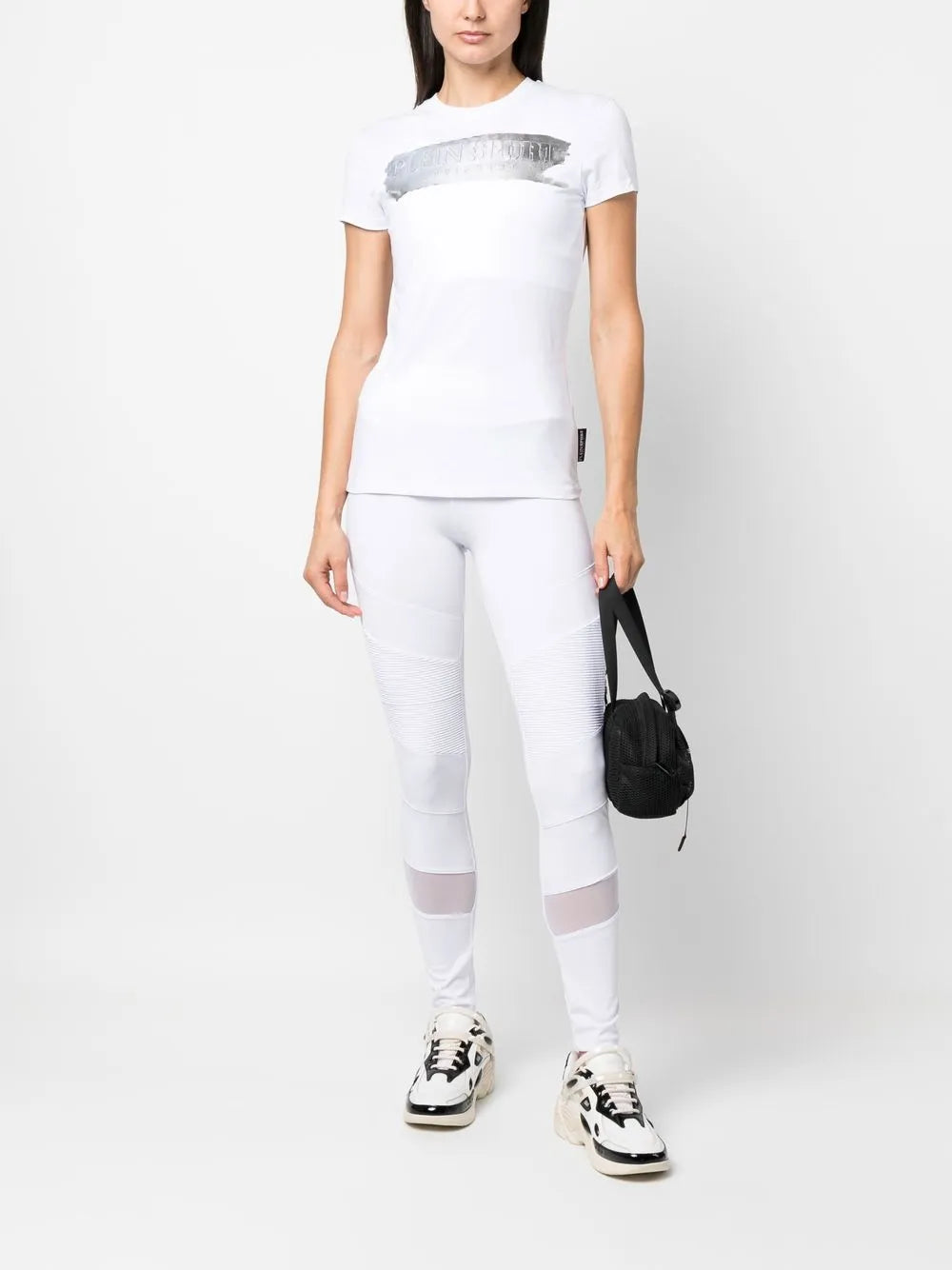 Metallic Logo-Print T-Shirt