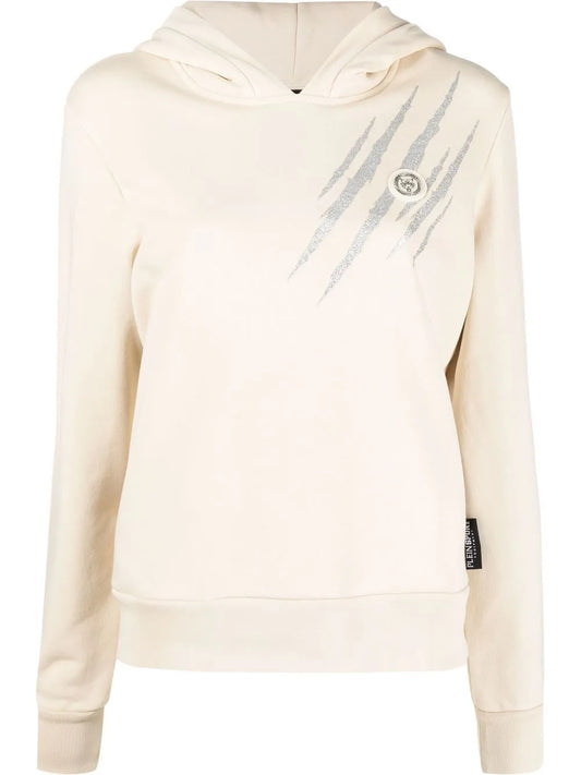 Scratch Cotton Sweatshirt Hoodie