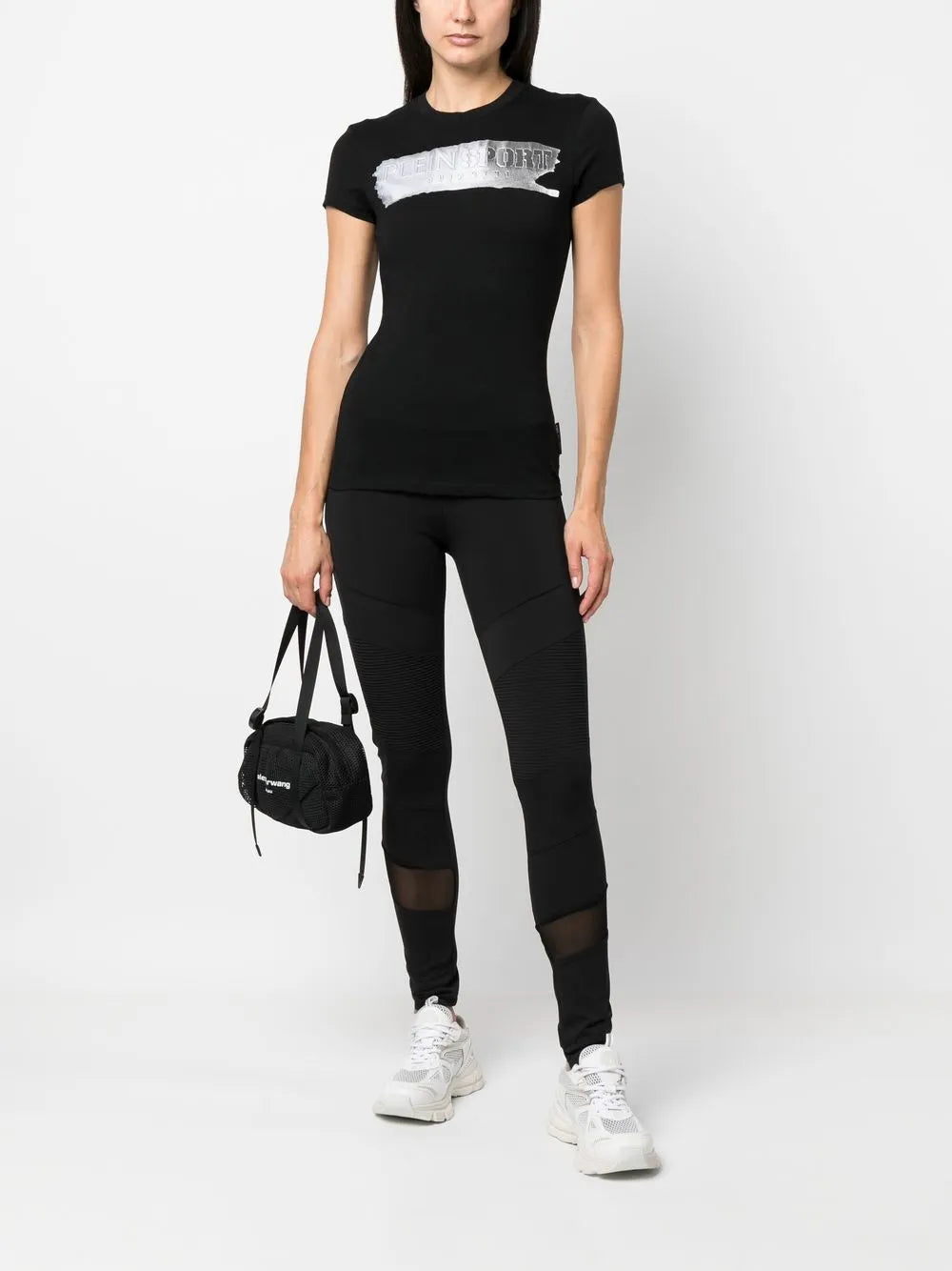 Metallic Logo-Print T-Shirt