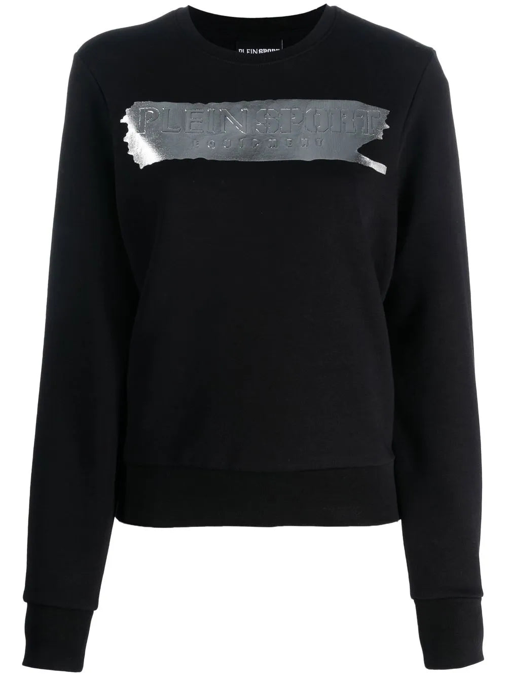 Metallic-Logo Cotton Sweatshirt