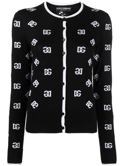 Dg Intarsia-Knit Cardigan
