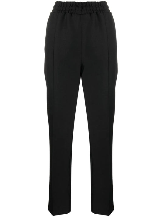 High-Rise Straight-Leg Trousers