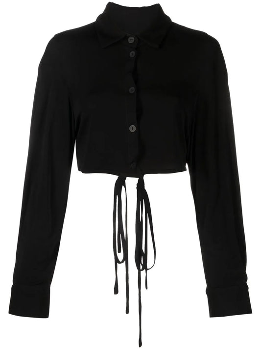 Cropped Wrap Top