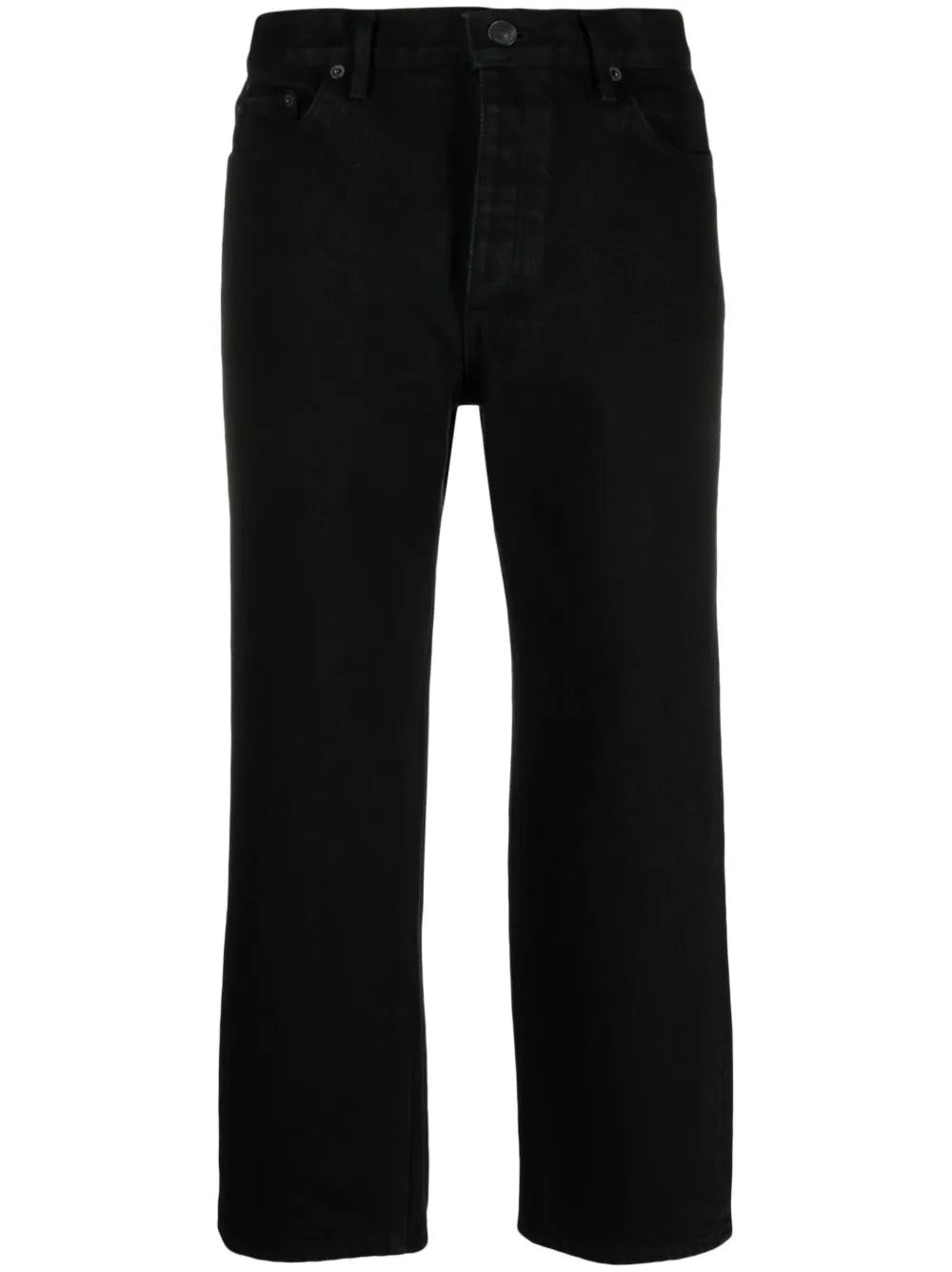 Cropped Straight-Leg Jeans