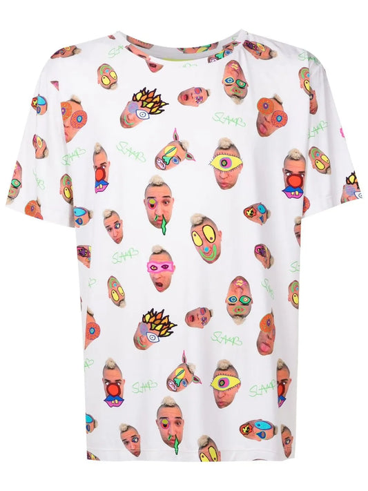 Graphic-Print Cotton T-Shirt