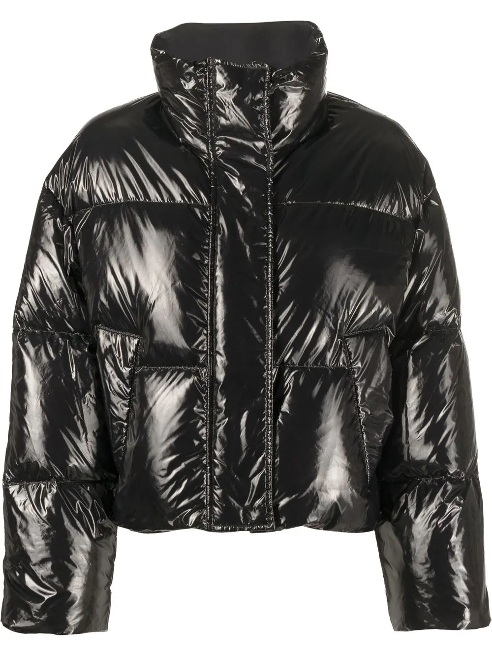 Funnel-Neck Puffer Jacket